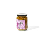 Momesso Melanzane mild eggplant antipasto jar, back label