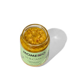 Momesso Volcano mild tapenade spread jar, top-down product shot
