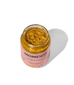 Momesso Volcano spicy tapenade spread jar, top-down product shot