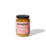 Momesso Volcano spicy tapenade spread jar, front label